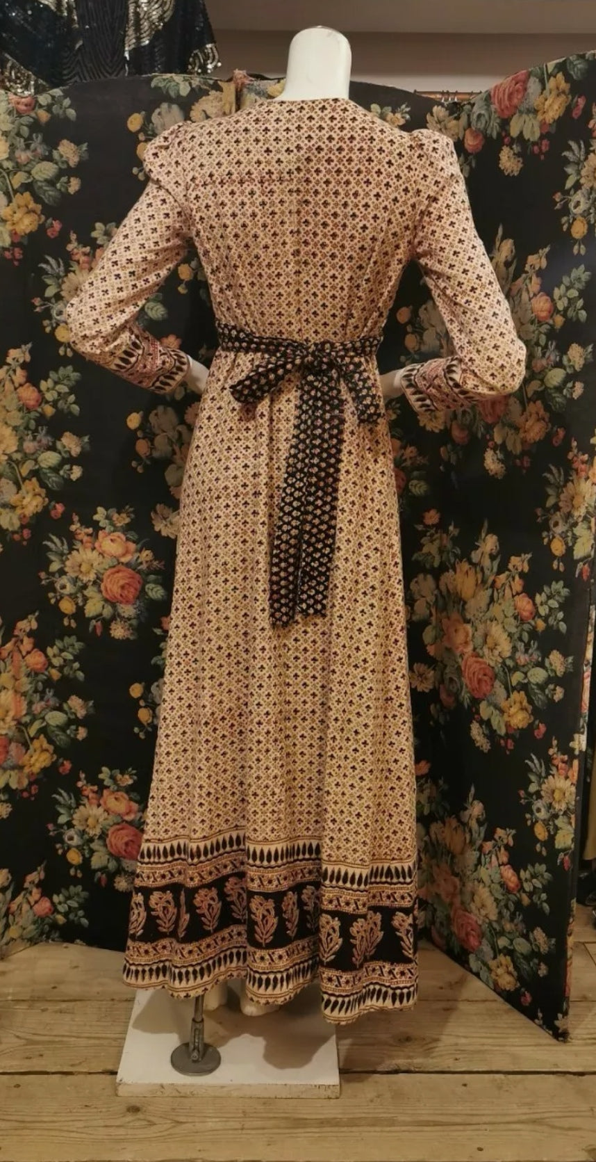 Indian Block Print Dress by Anokhi – Hope and Harlequin